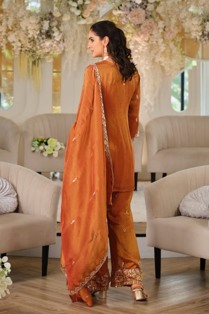 Areesa copper full work suit set