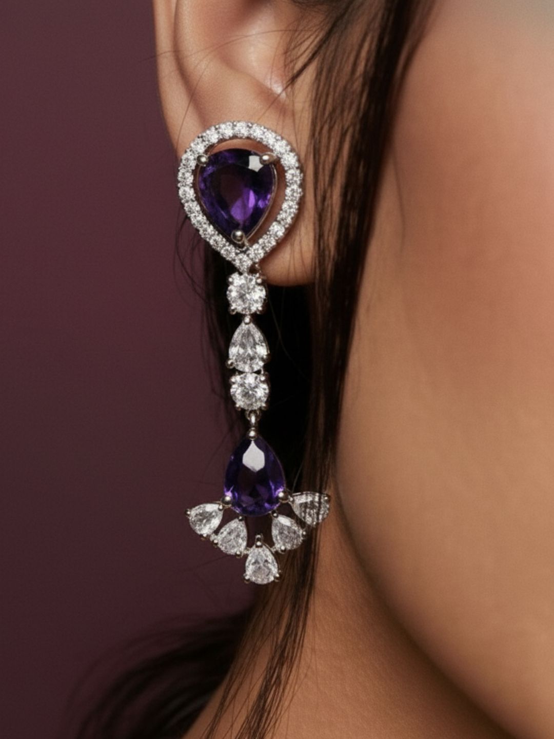 Antaara Diamond Necklace with Earings set