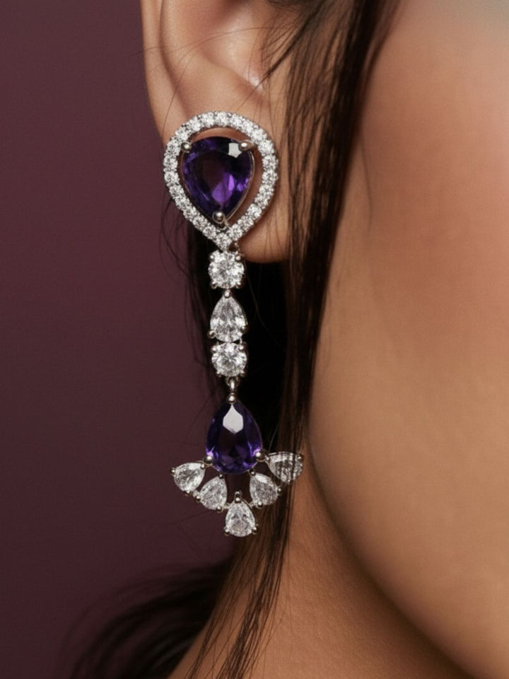 Antaara Diamond Necklace with Earings set