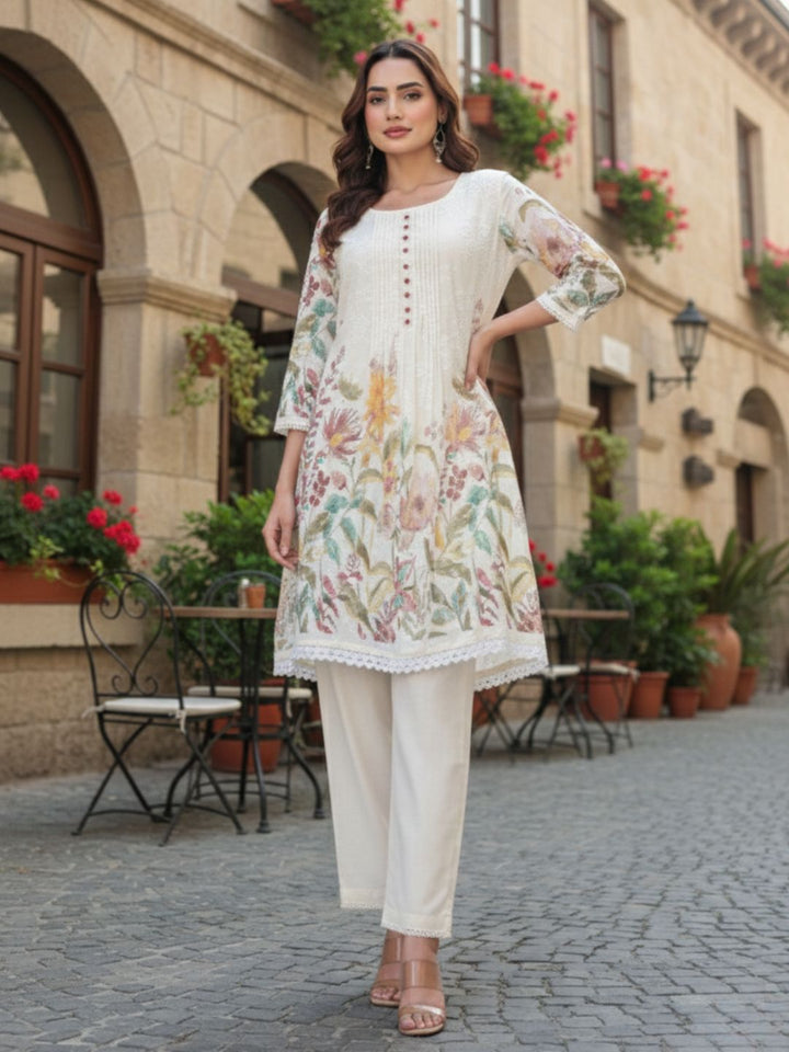 Tiara alabaster cotton co-ord set