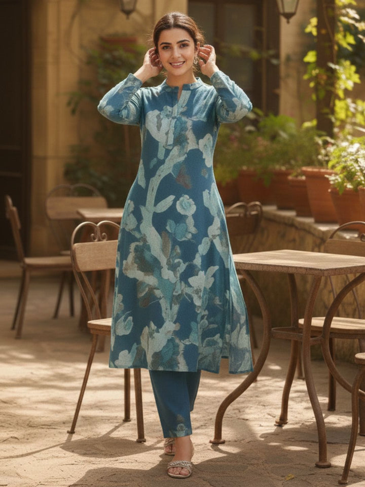 Pavitra ocean printed co-ord set