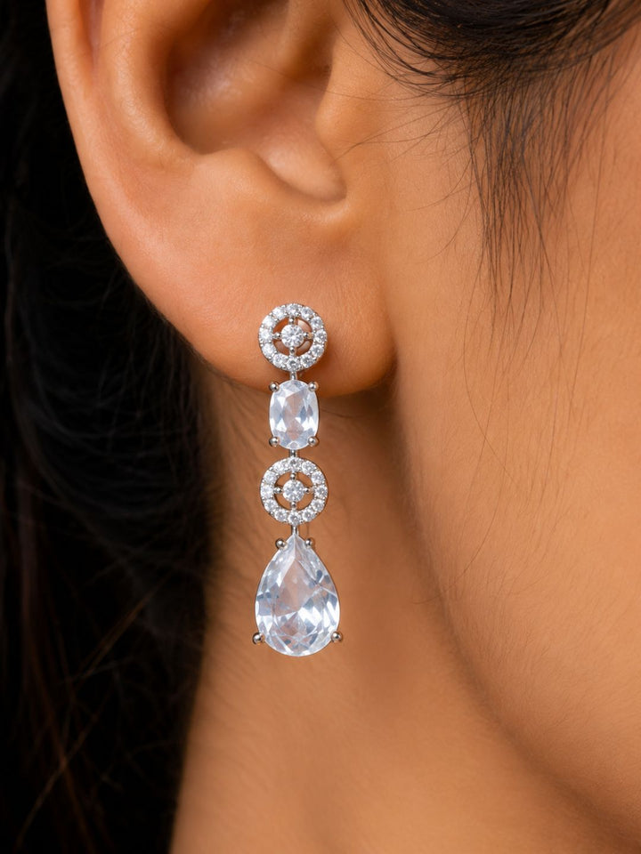 Nayra diamond necklace with earings set
