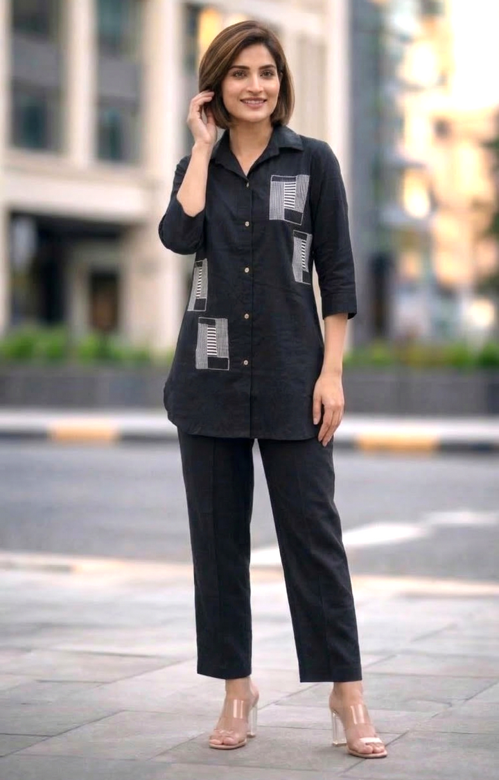 Sorbo sable cotton co-ord set