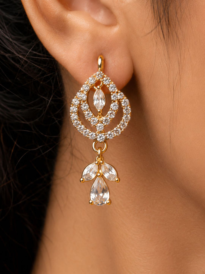 Nayra diamond Mangalsutra with earings set