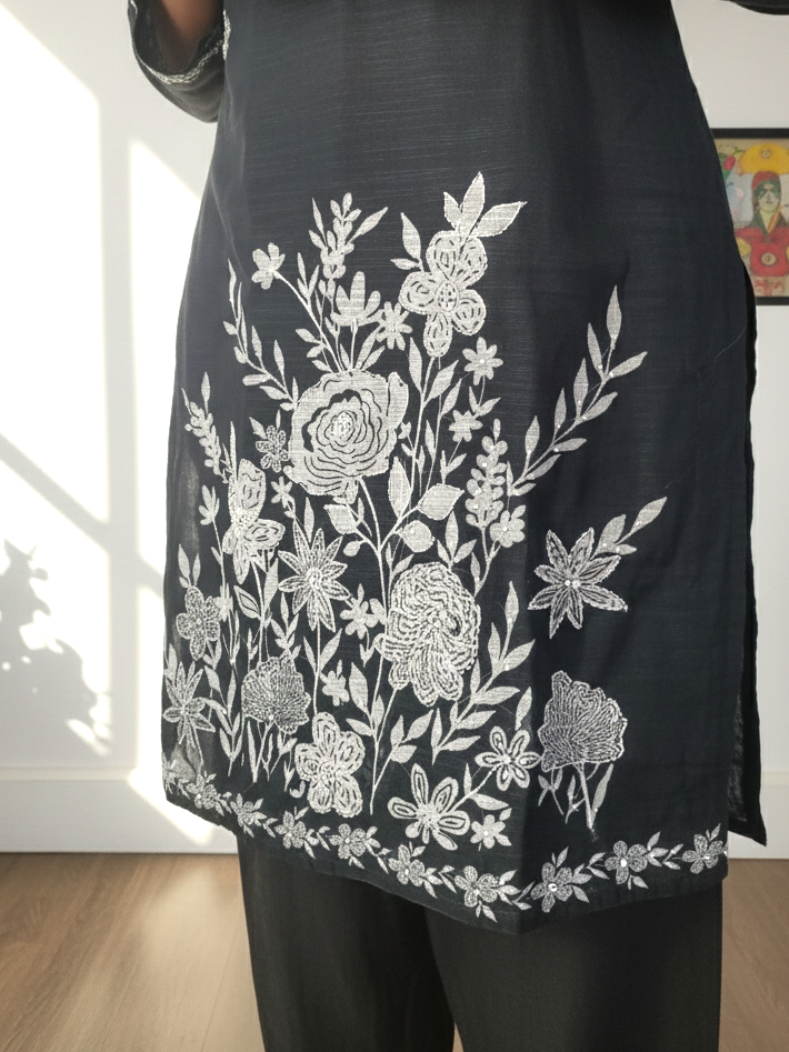 Reet Jet Embroidered Suit Set