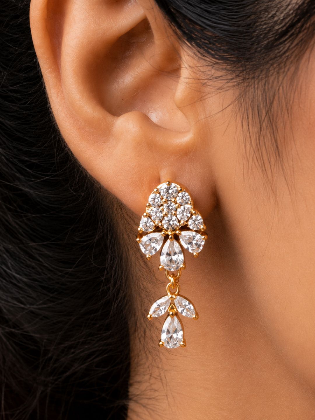 Nayra diamond Mangalsutra with earings set