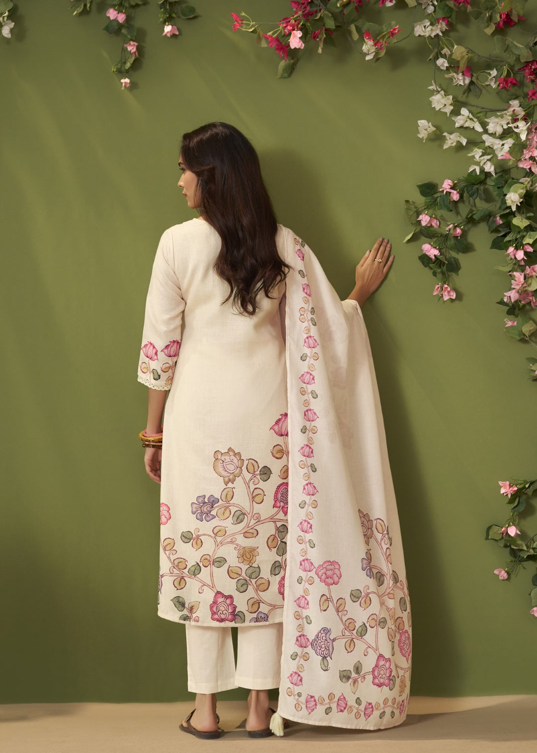Itrh Parch Cotton Linen Suit Set