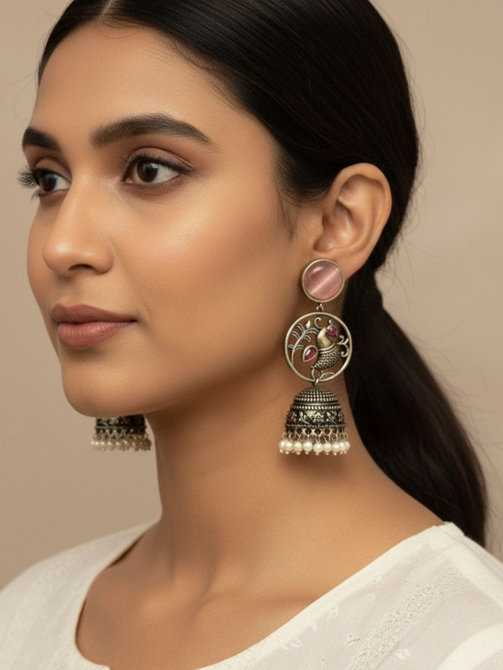 Antara Oxidised Earrings