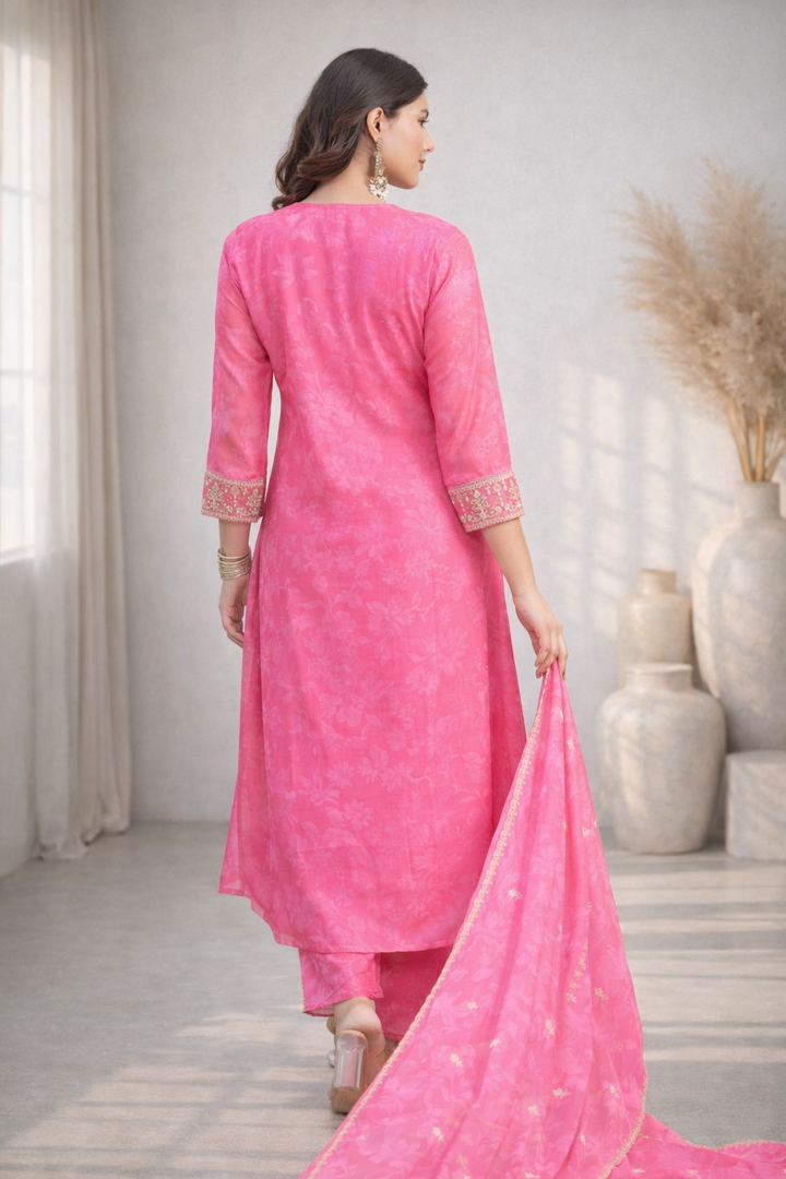 Palash Roses Full Work Suit Set