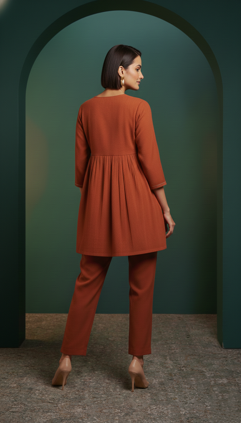 Rushali Mojo Embroidered Work Co-ord Set