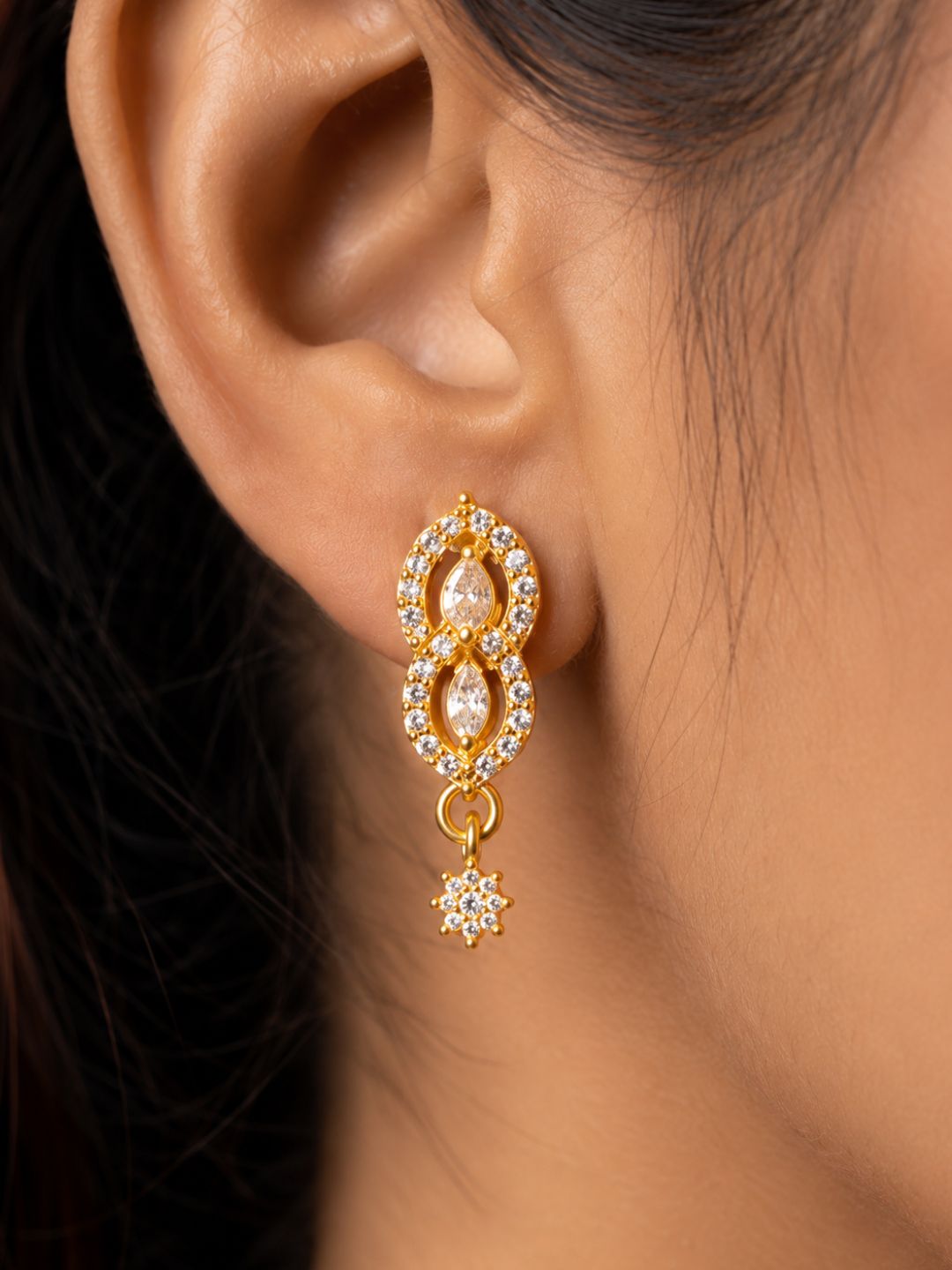 Nayra diamond Mangalsutra with earings set