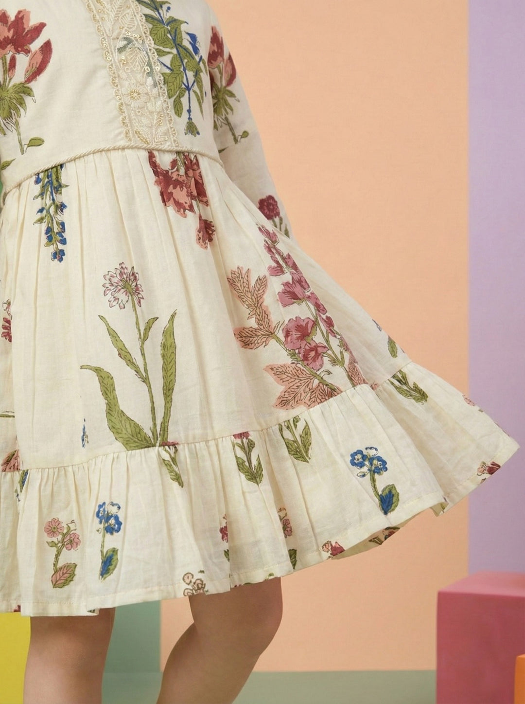 Joy flora cotton kids dress