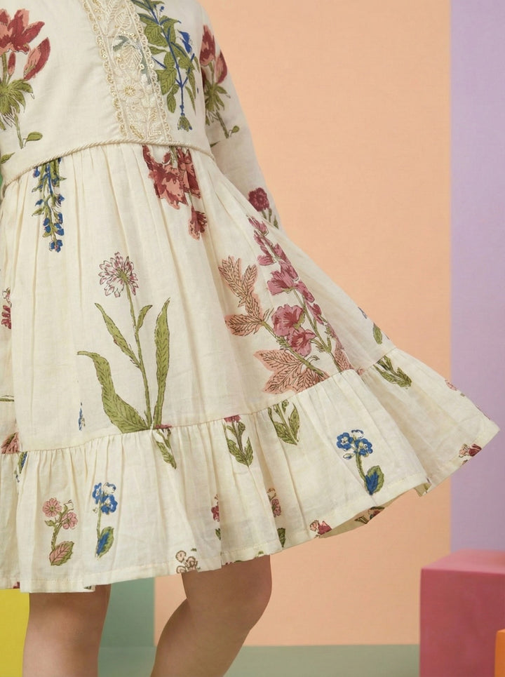Joy flora cotton kids dress