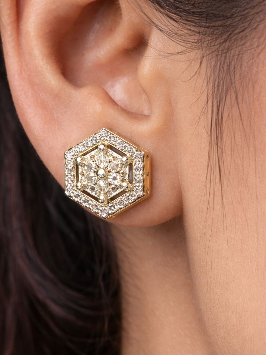 Alankrita Diamond earing & pendant stud