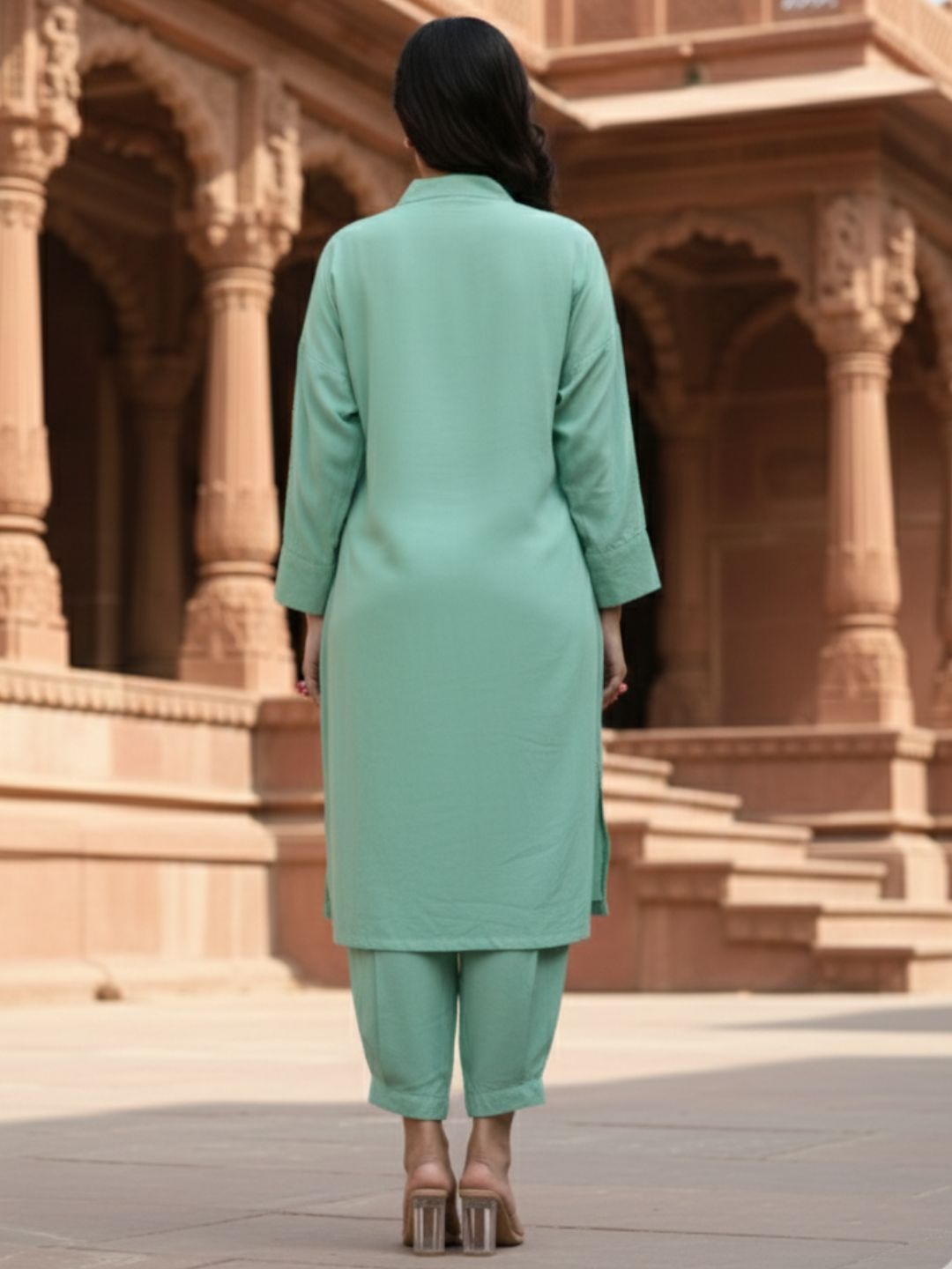 Tushki Minty Cotton Co-ord Set