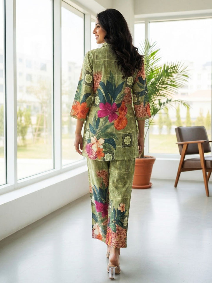 Akshara kelly printed Cotton co-ord set