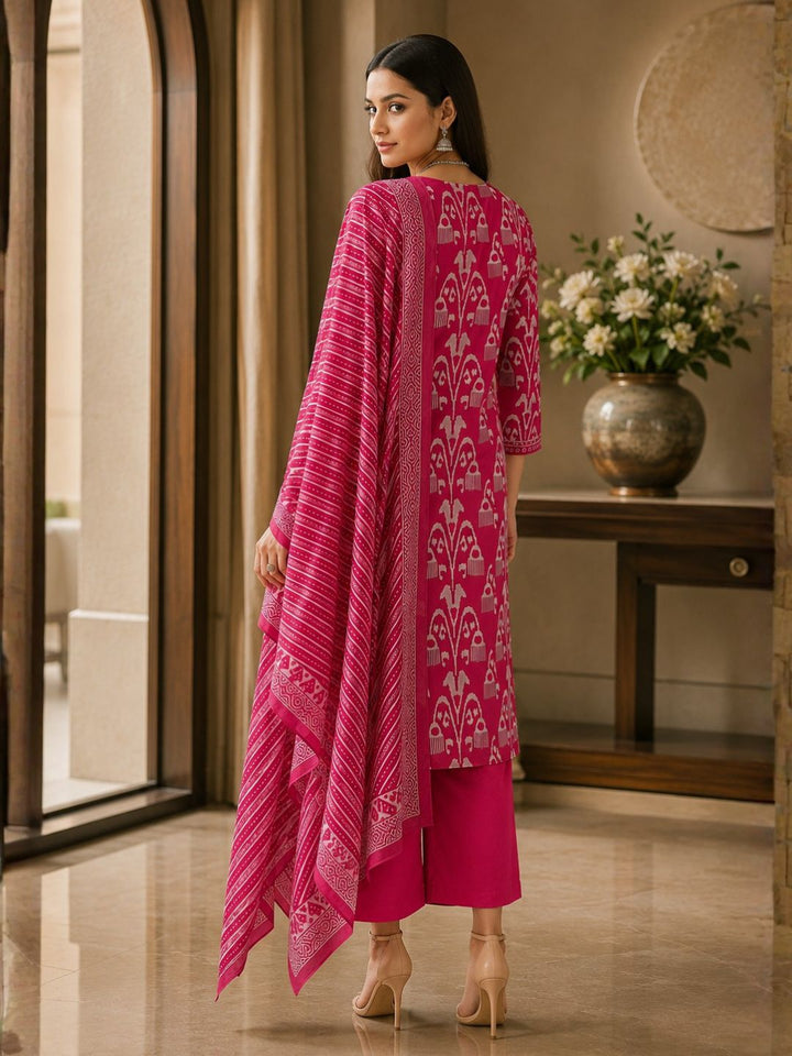 Hiya Rose Cotton Suit set