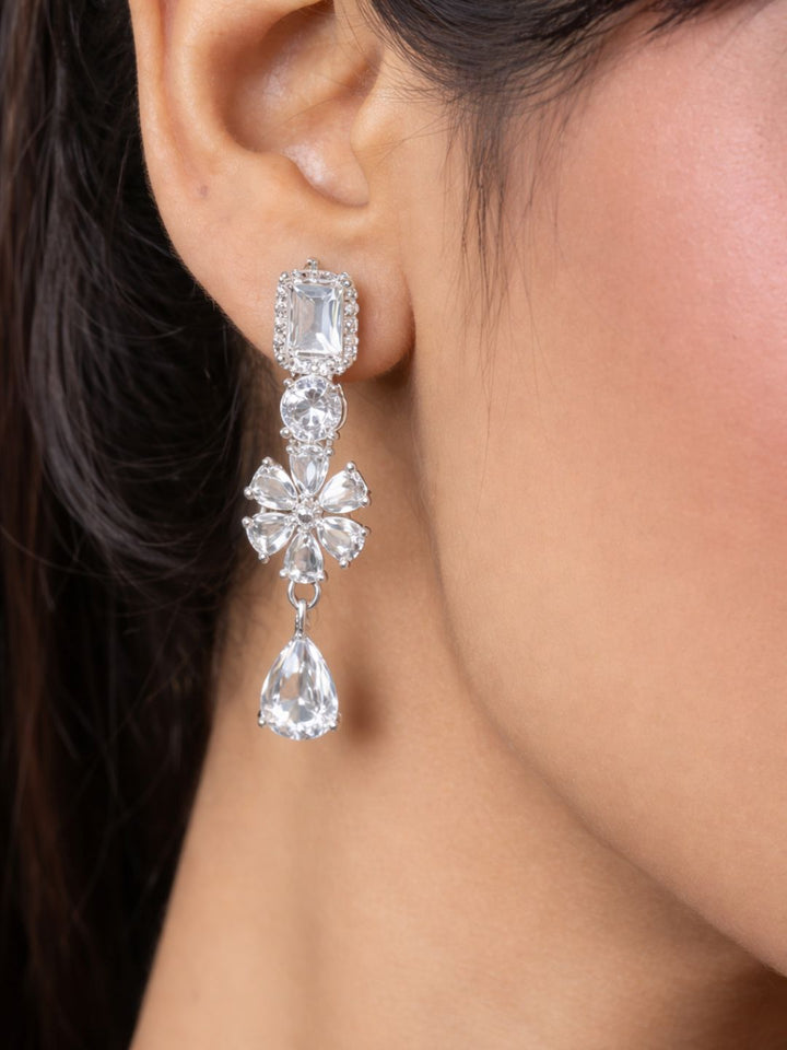 Nayra diamond necklace with earings set