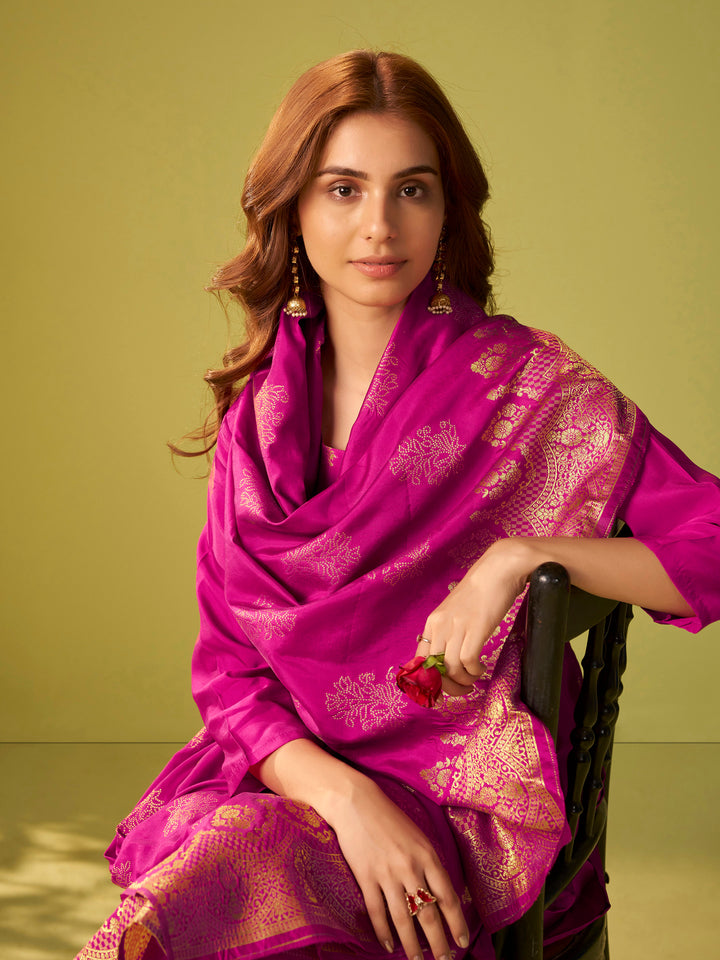 Nisha Rose Heavy Suit Set