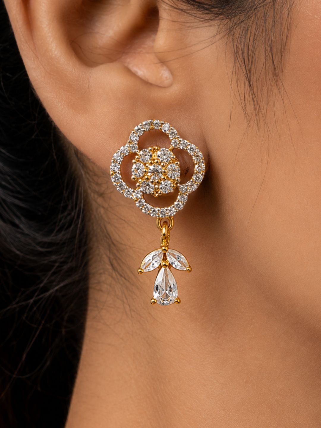 Nayra diamond Mangalsutra with earings set