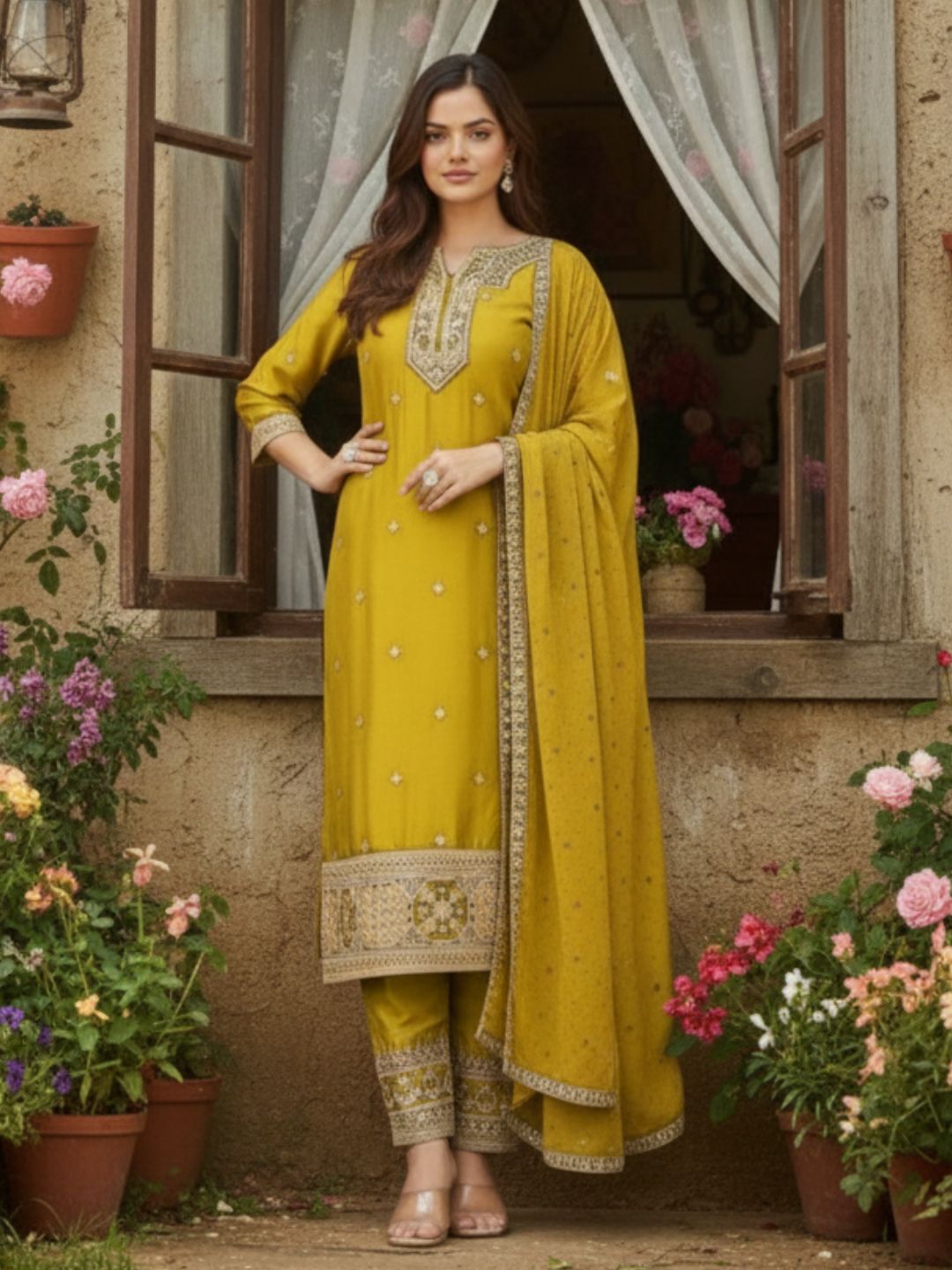 Lopa Amber Full Work Suit Set