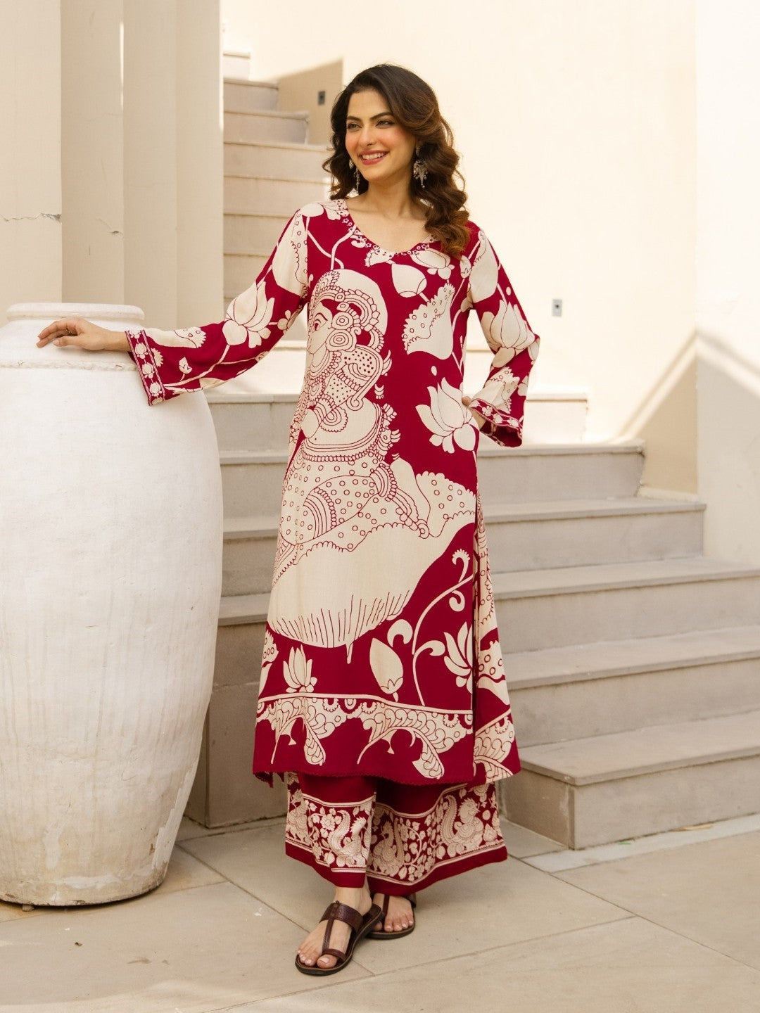 Karen persian cotton kurta pant set