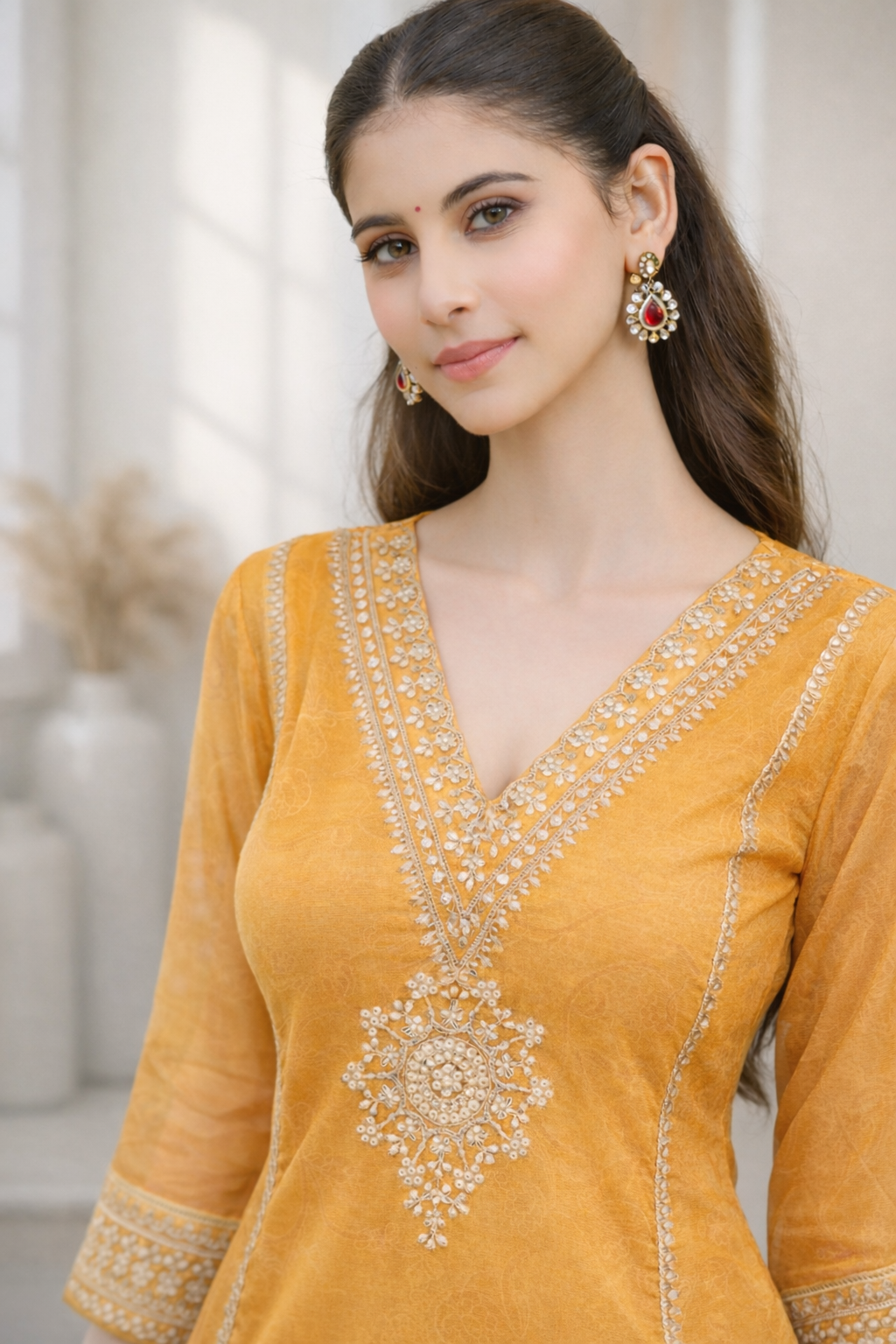 Palash sunshine full work suit set