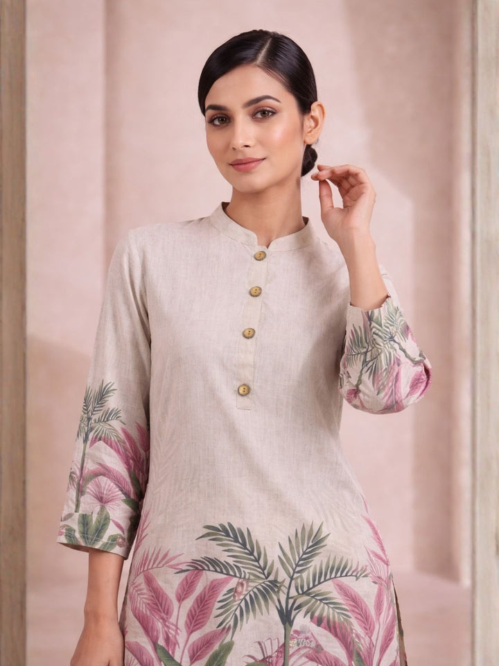 Shanti Fauna Printed Work Co-ord Set