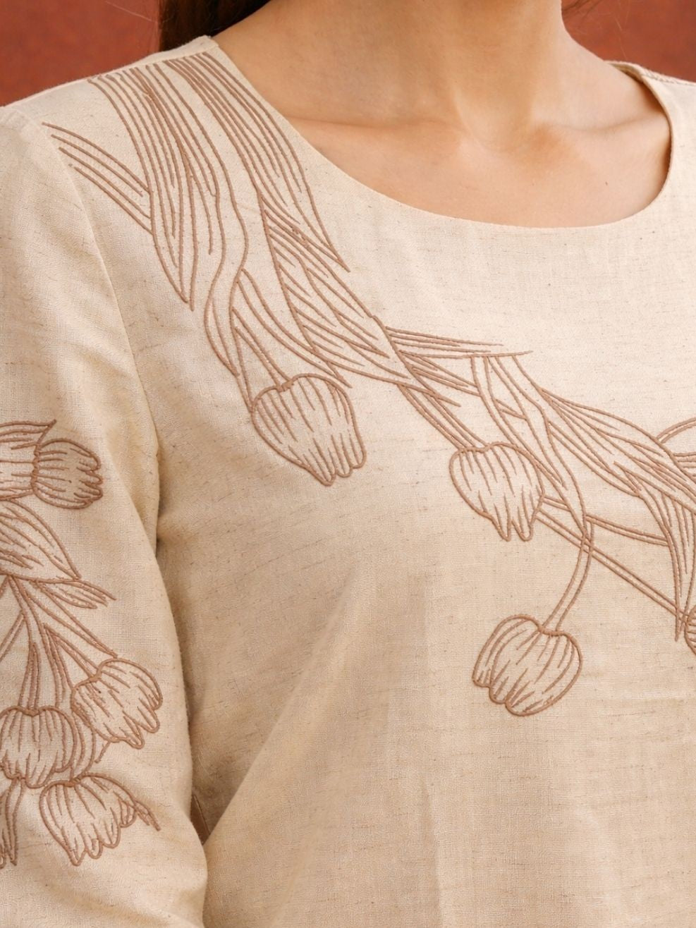 Mishka Mist Embroidered Kurta Pant Set