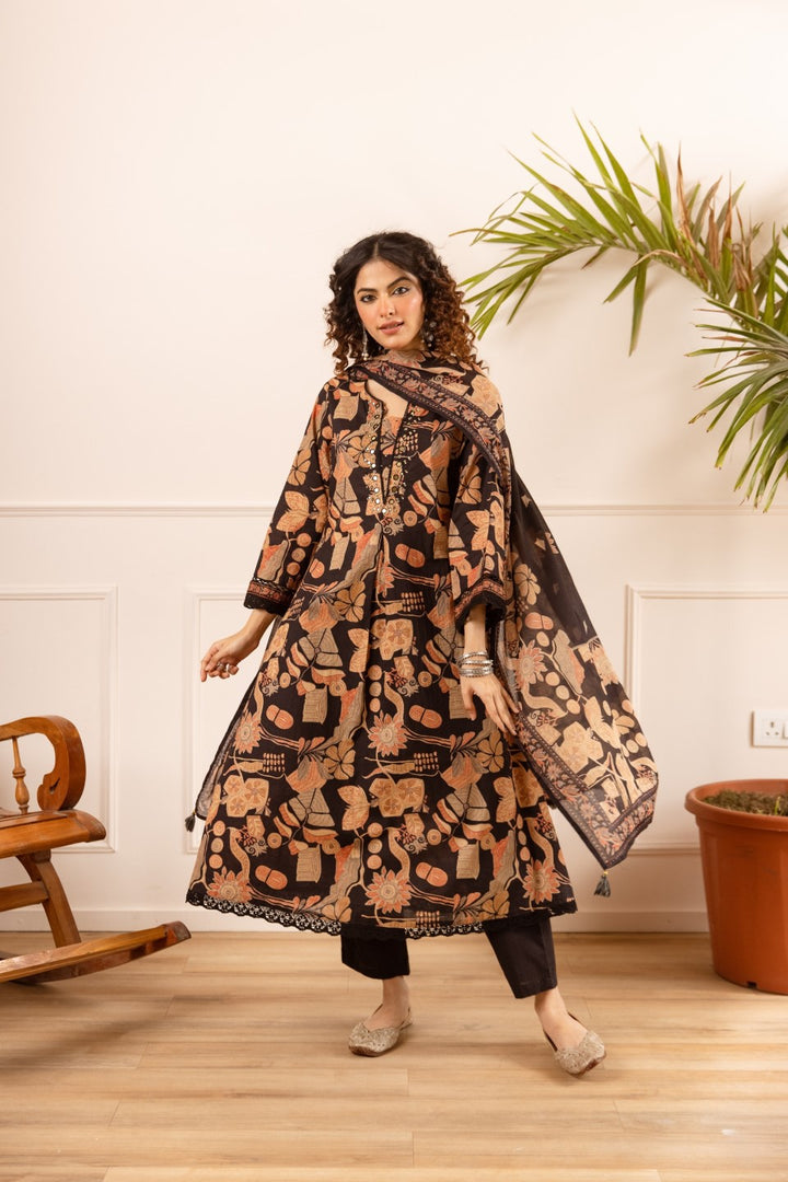 Karen oslo printed cotton suit set