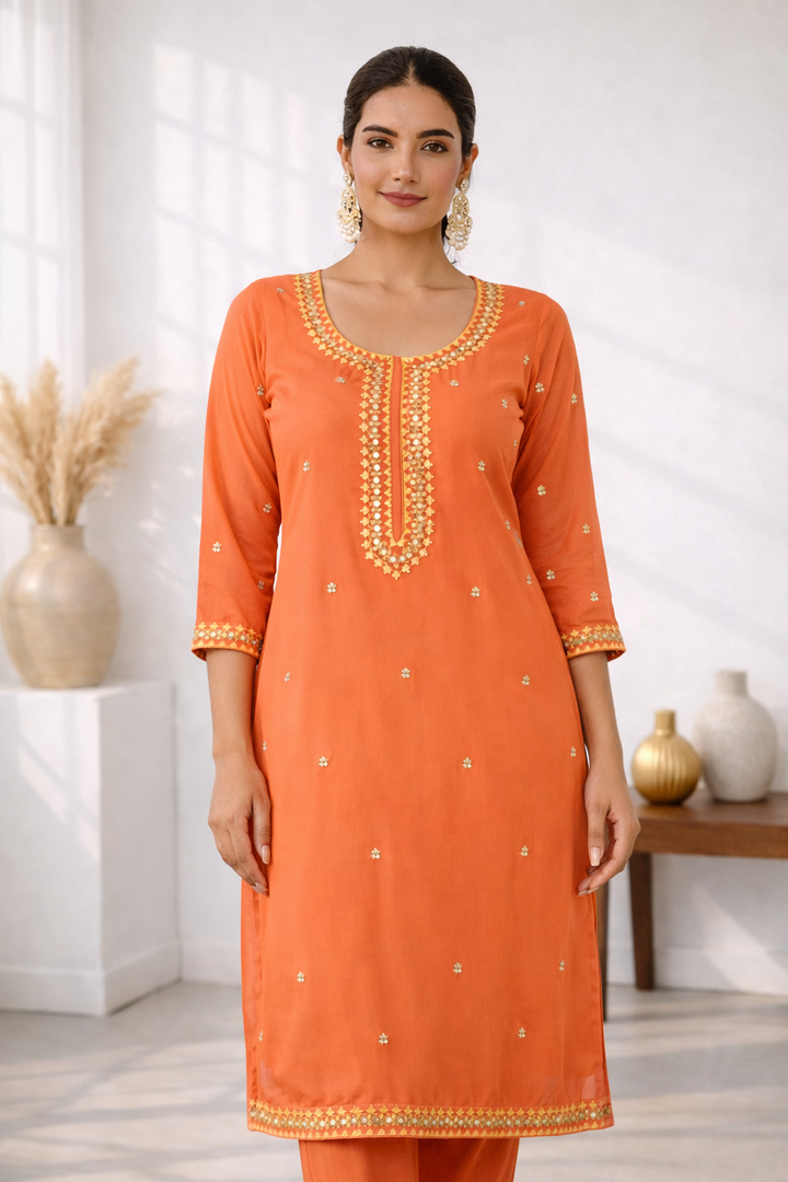 Anila Kesari Full Work Heavy Suit Set