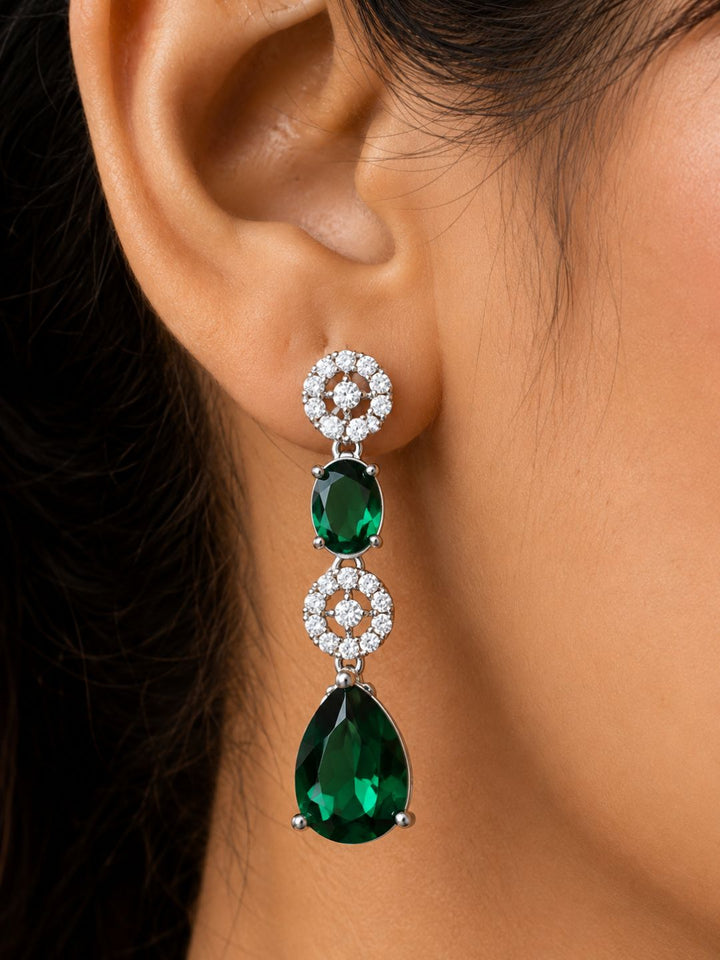 Nayra diamond necklace with earings set