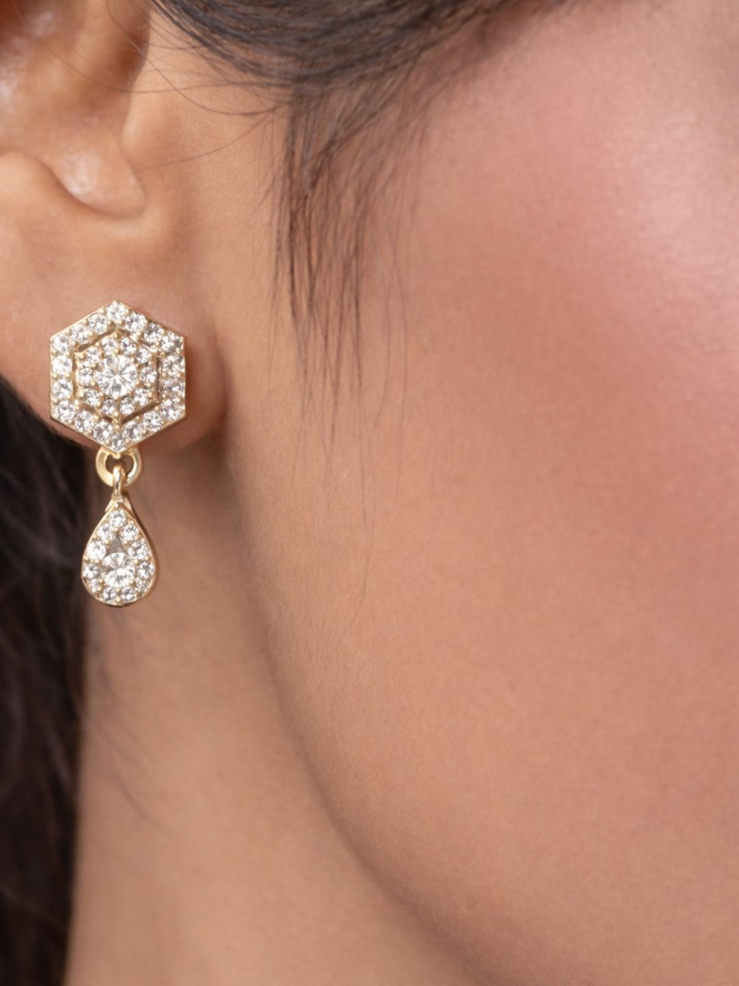 Rivaaz diamond Mangalsutra with earings set