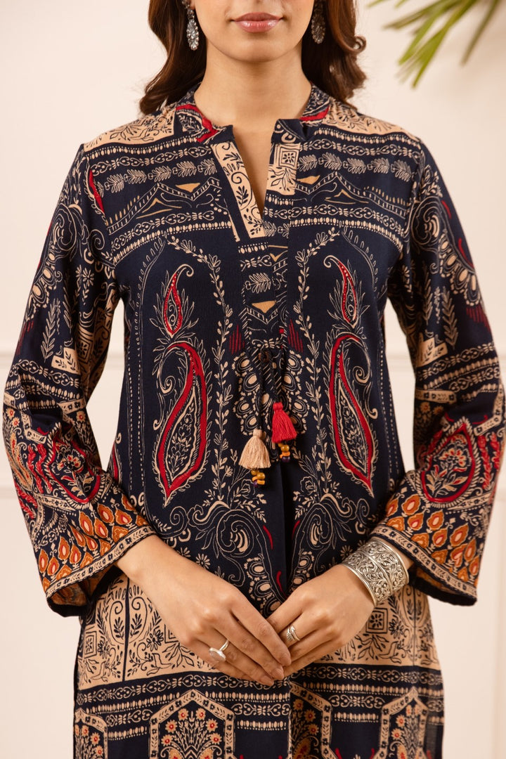 Karen stone printed cotton co-ord set