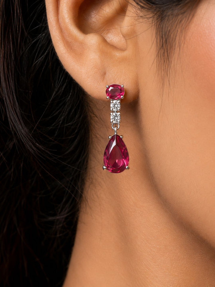 Nayra diamond necklace with earings set