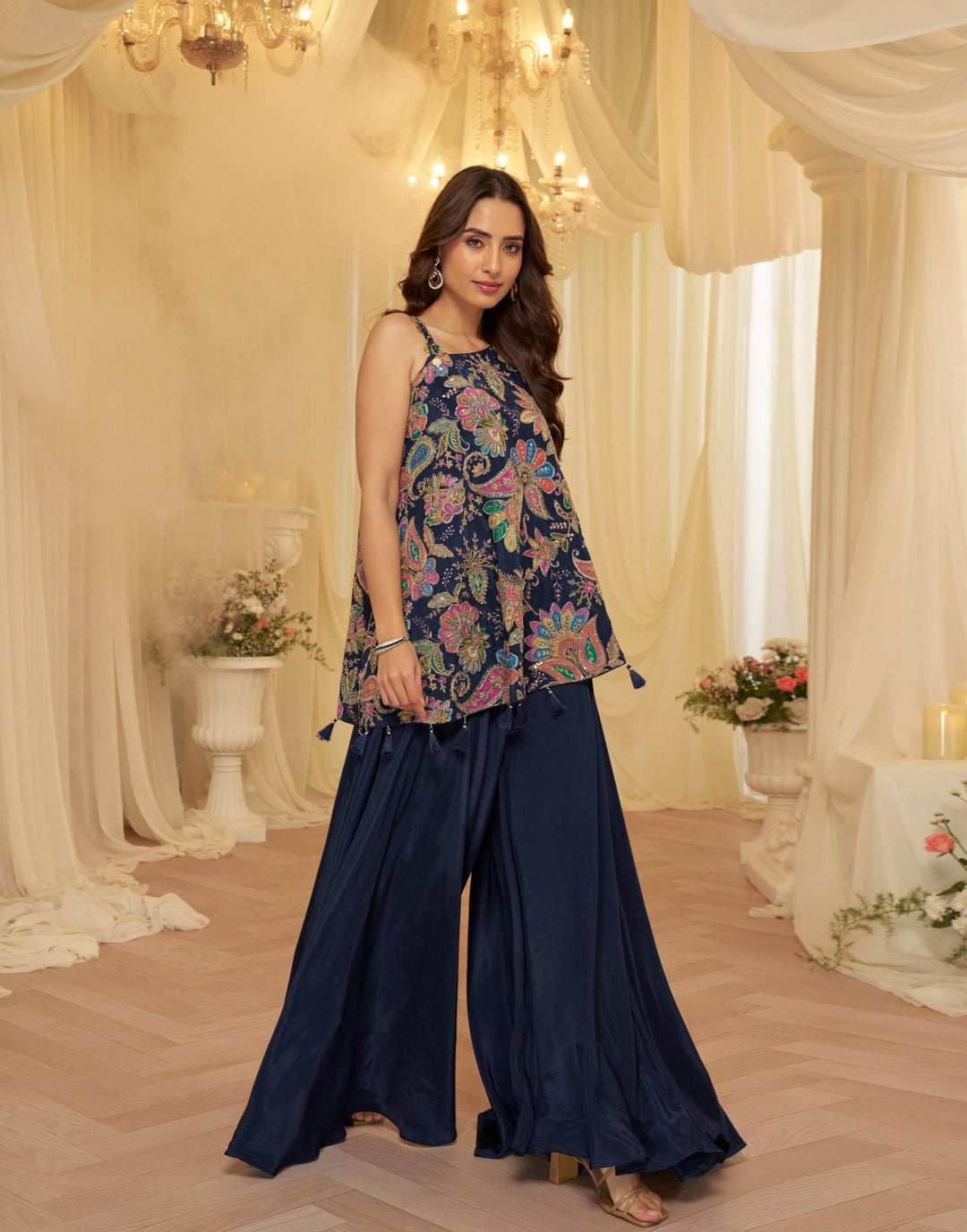 Umaira Azure Designer Fusion Wear set
