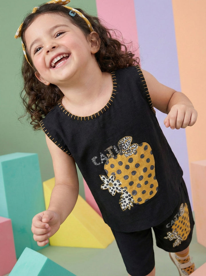 Joy jade kids cotton co-ord set