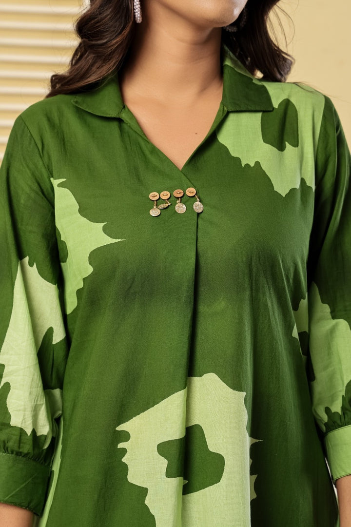 Poppi Fern Printed Cotton Co-ord Set