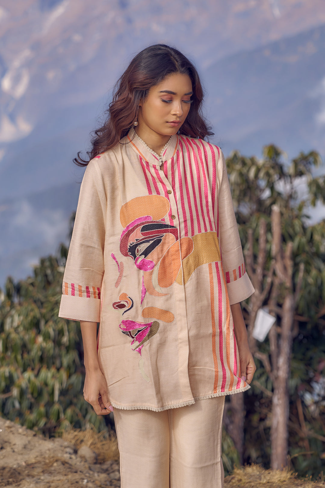 Wespret Tuscan printed co-ord set