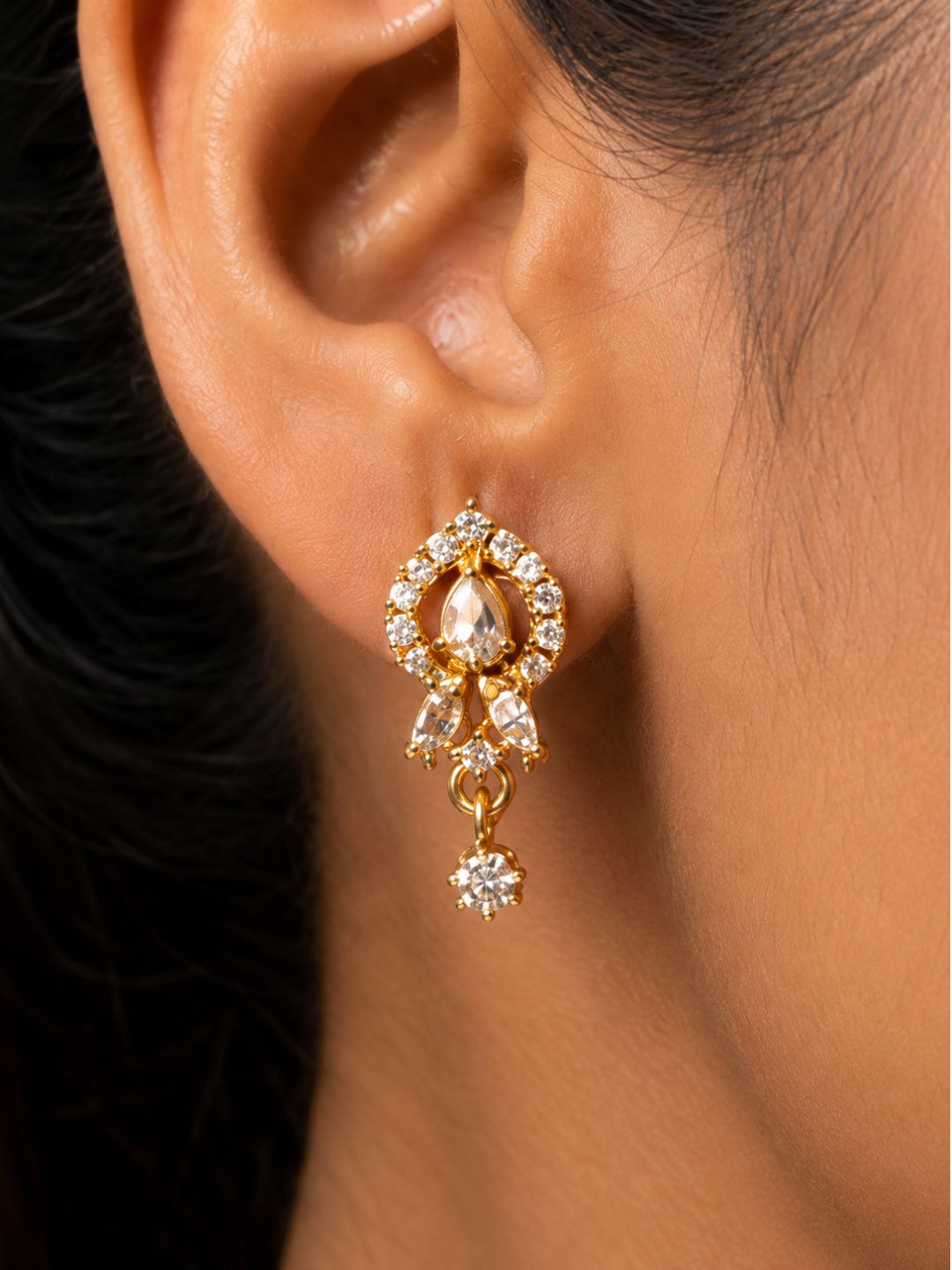Nayra diamond Mangalsutra with earings set