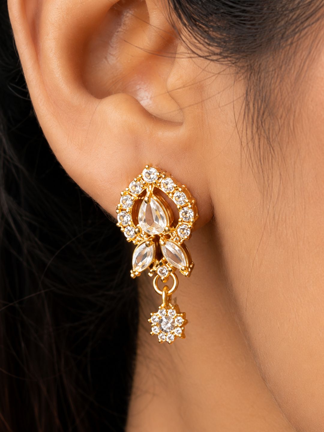 Nayra diamond Mangalsutra with earings set