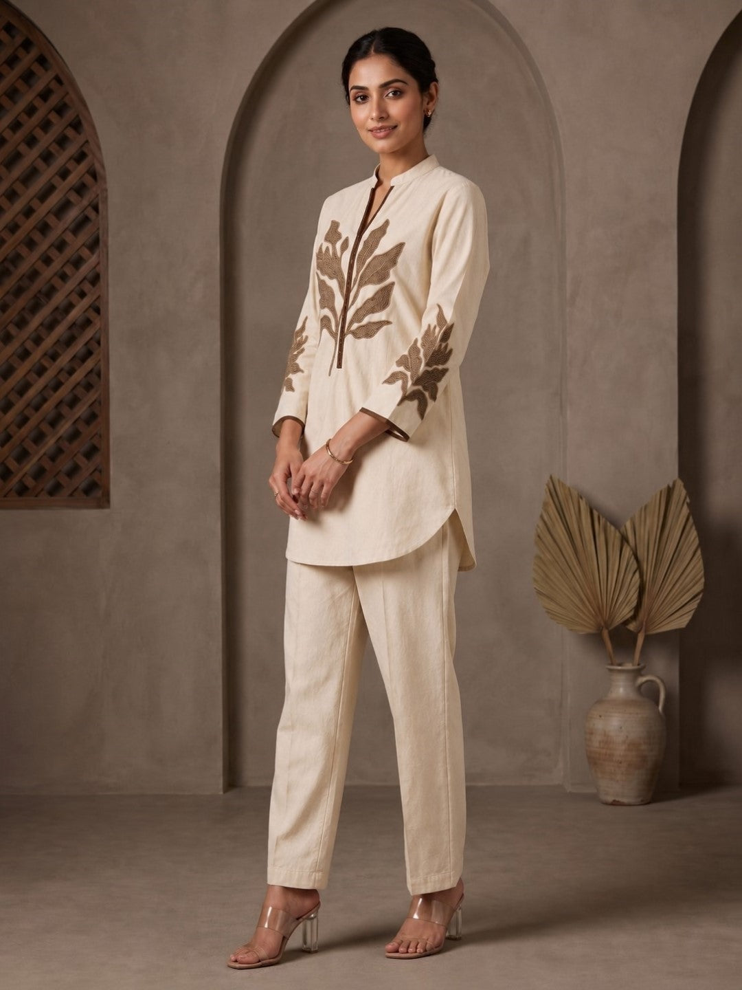 Drona Cosmic Embroidery Co-ord Set