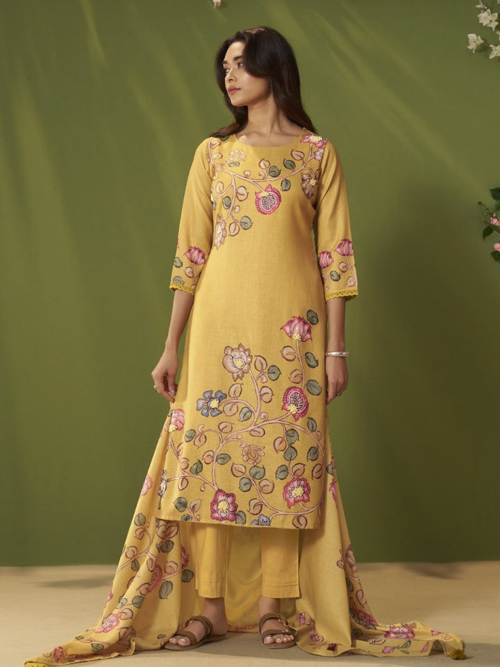 Itrh flax Cotton suit set