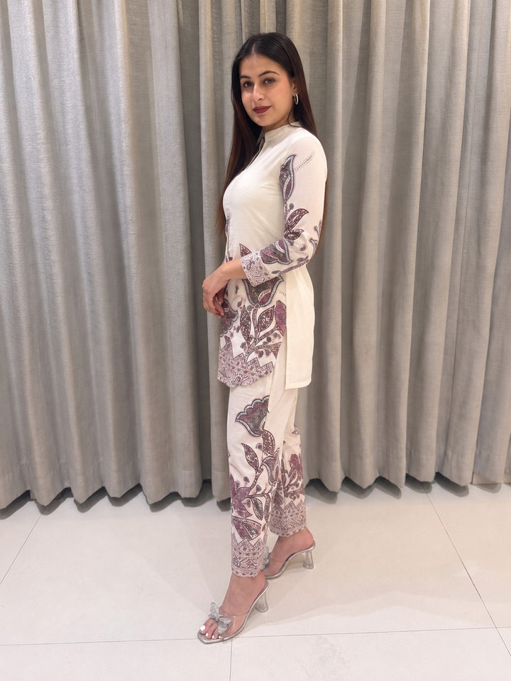 Hardik Artsy Printed Cotton Co-ord set