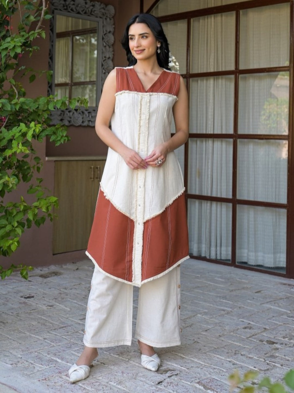 Tatva Cider Cotton Kurta Pant Set
