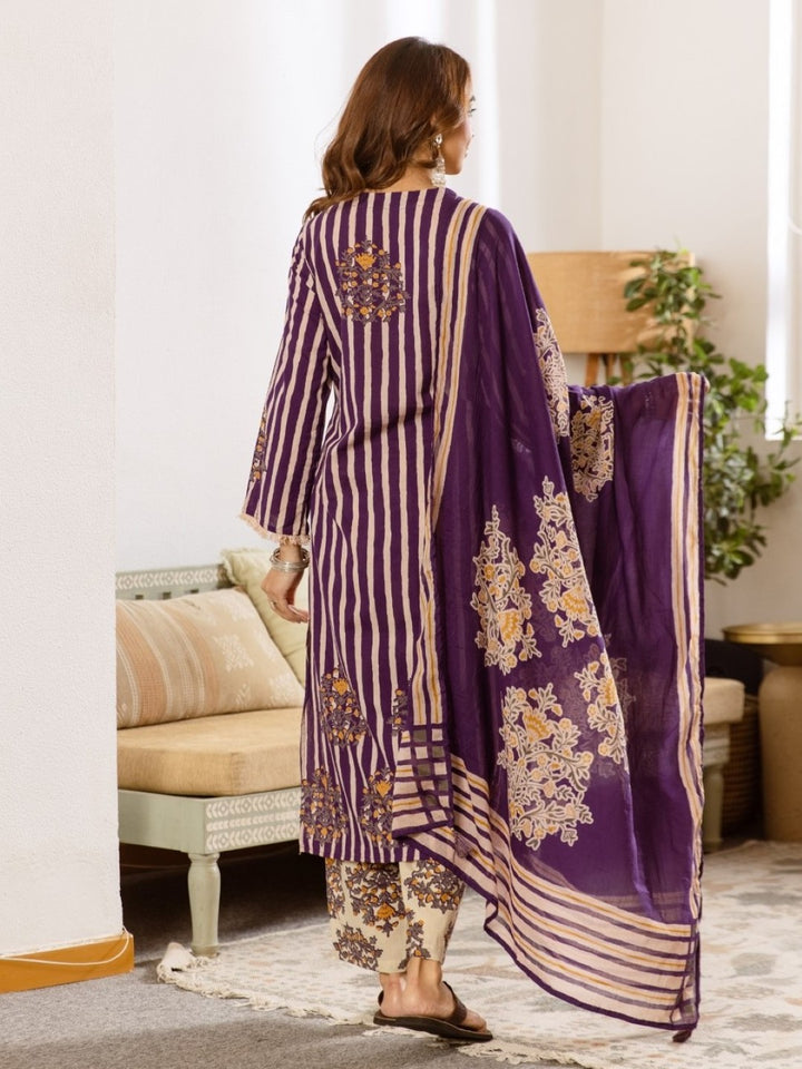 Kamli Iris Cotton Suit Set