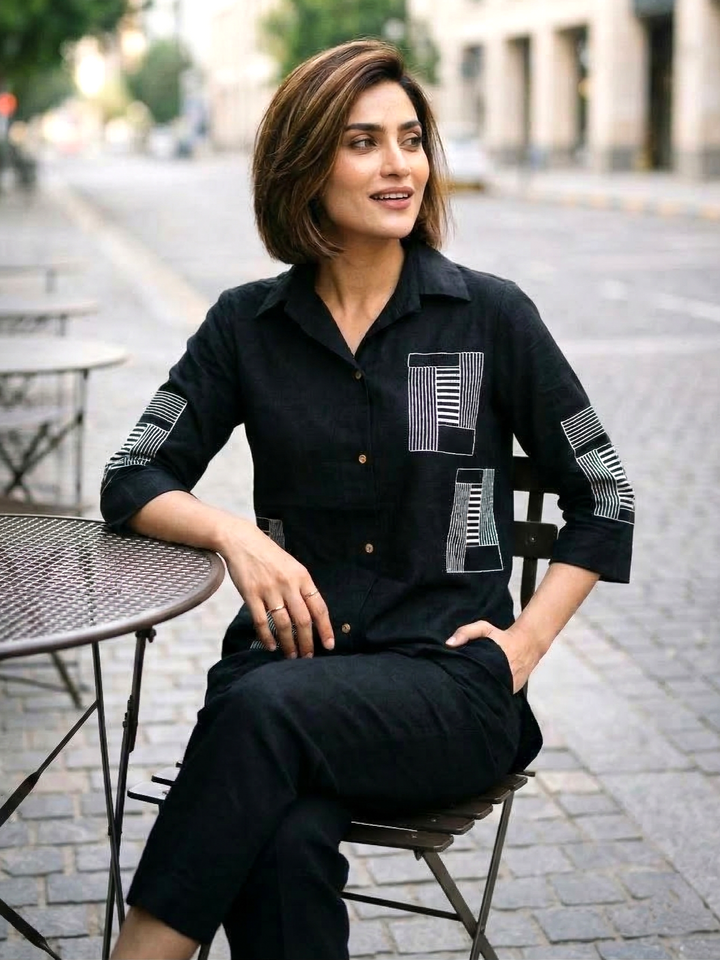 Sorbo sable cotton co-ord set