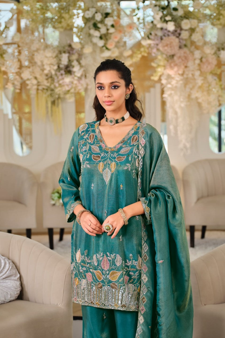 Areesa pear full work suit set