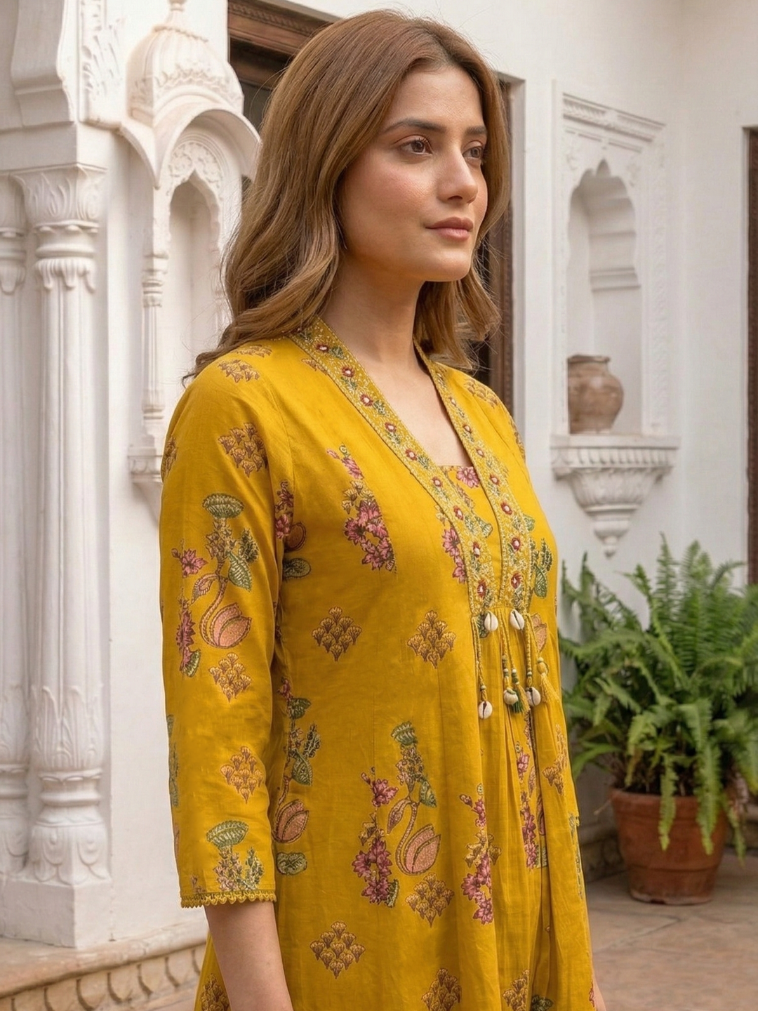 Vairagi Amber Printed Work Suit Set