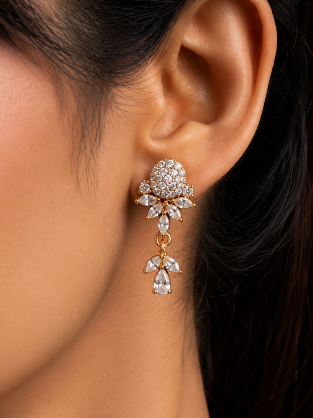 Nayra diamond Mangalsutra with earings set
